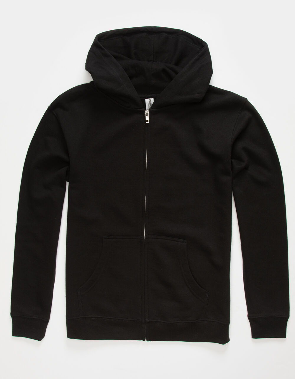 INDEPENDENT TRADING COMPANY Boys Solid Black Zip Hoodie - BLACK | Tillys