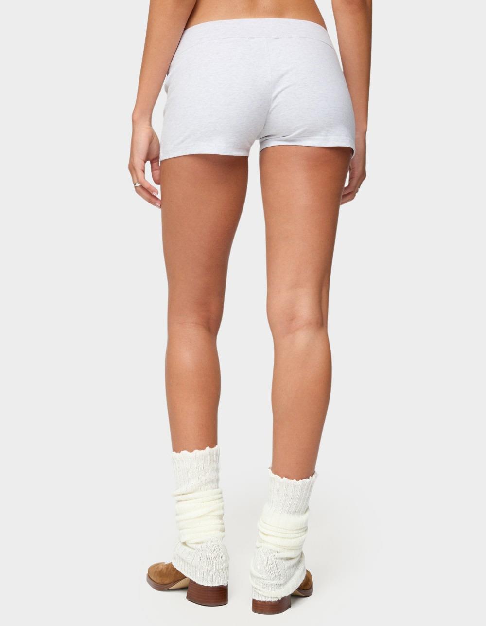 EDIKTED Kadena Biker Shorts - GRAY