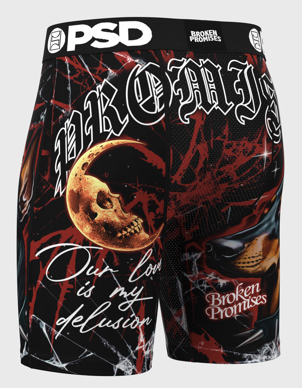 PSD Broken Promises Delusion Mens Boxer Briefs - MULTI