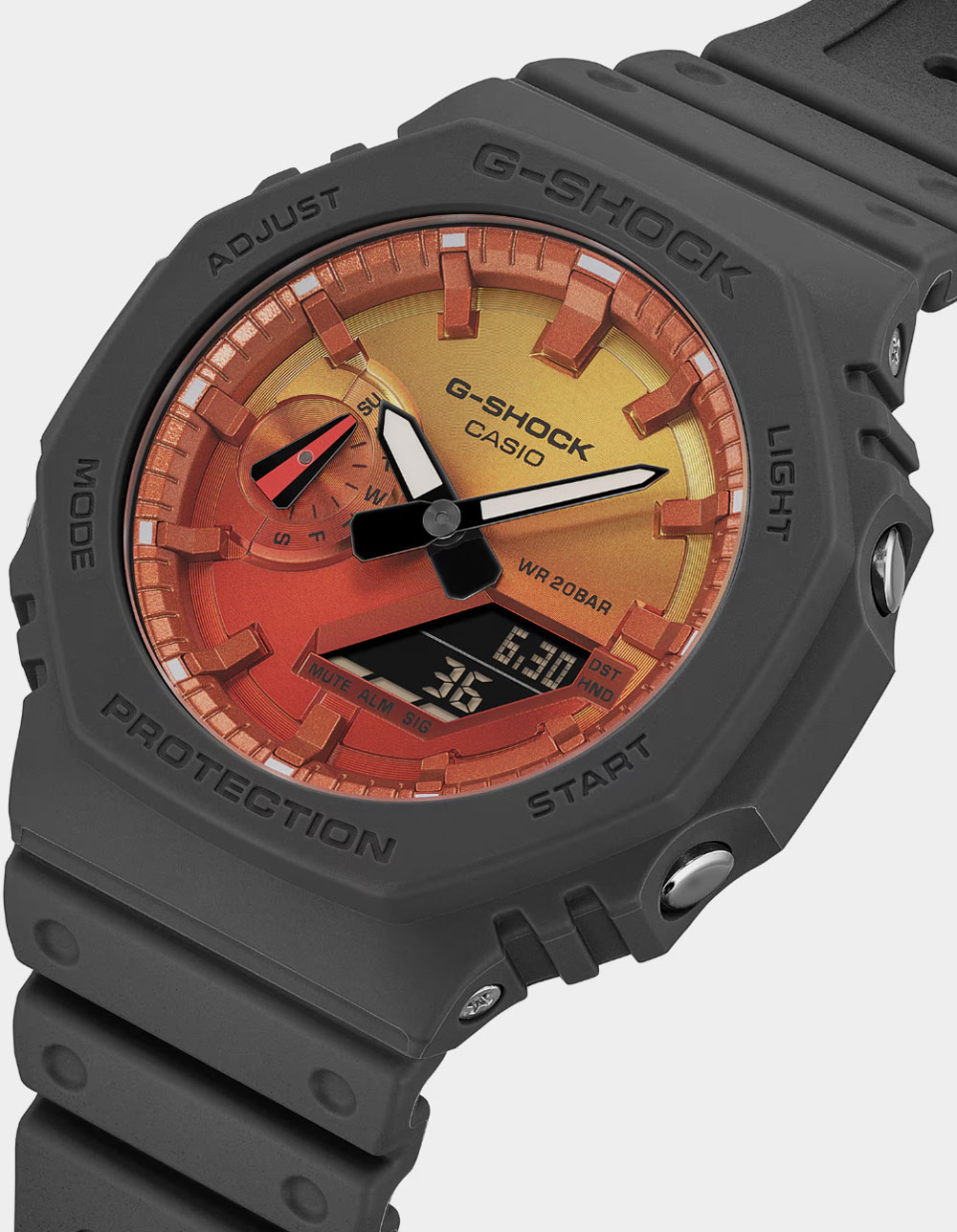 G-SHOCK GA2100FL-8A Watch - GRAY FLAME