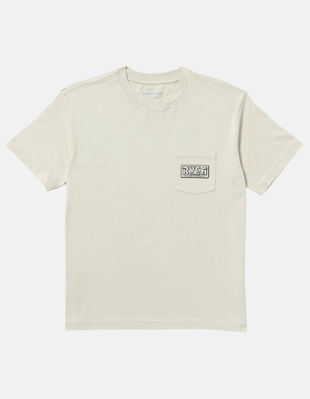RVCA Regional Mens Pocket Tee - OFF WHITE