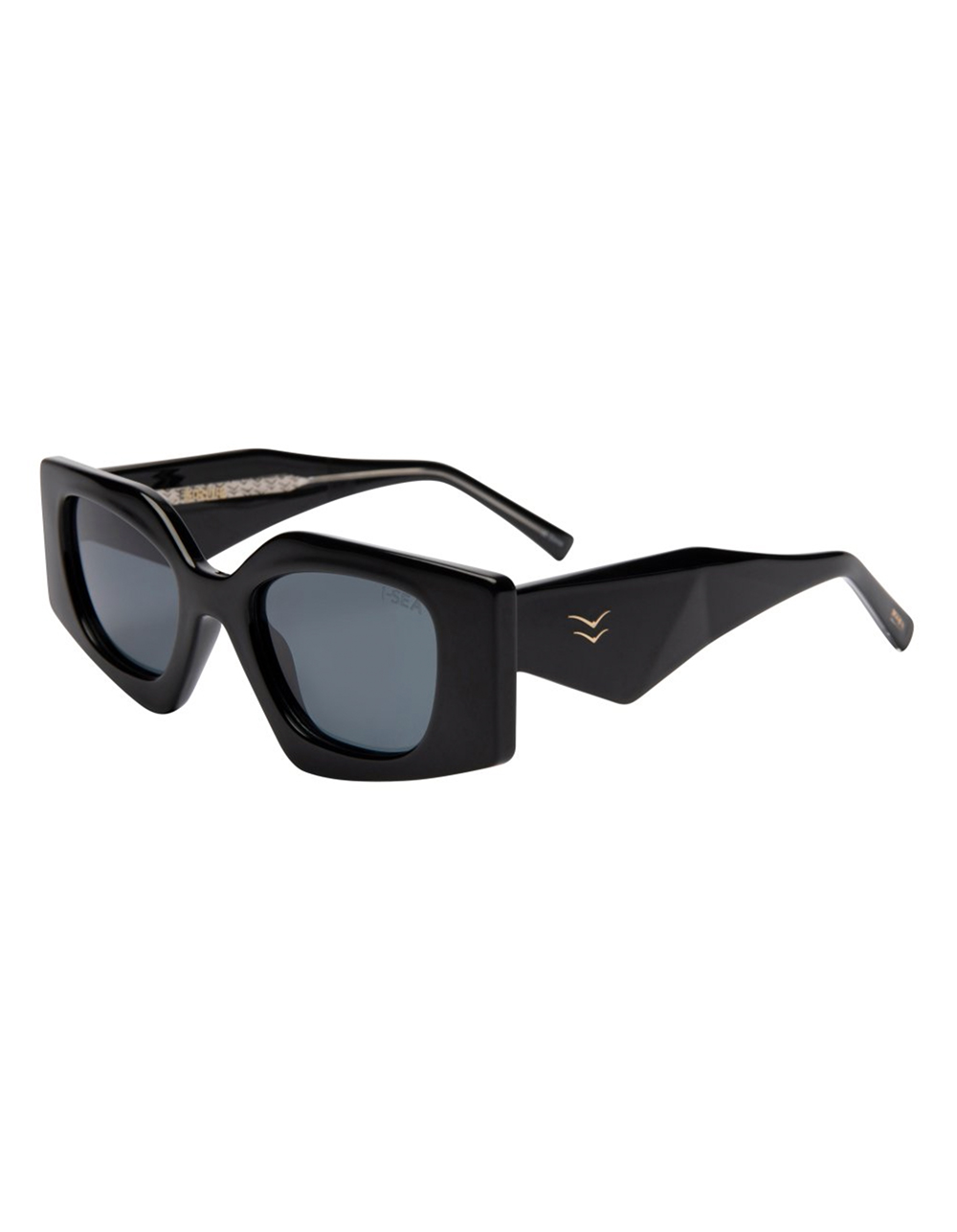 VISSLA I-SEA SUNGLASSES HENDRIX TORTOISE BROWN POLARIZED LENS SMOKE PORALIZED
