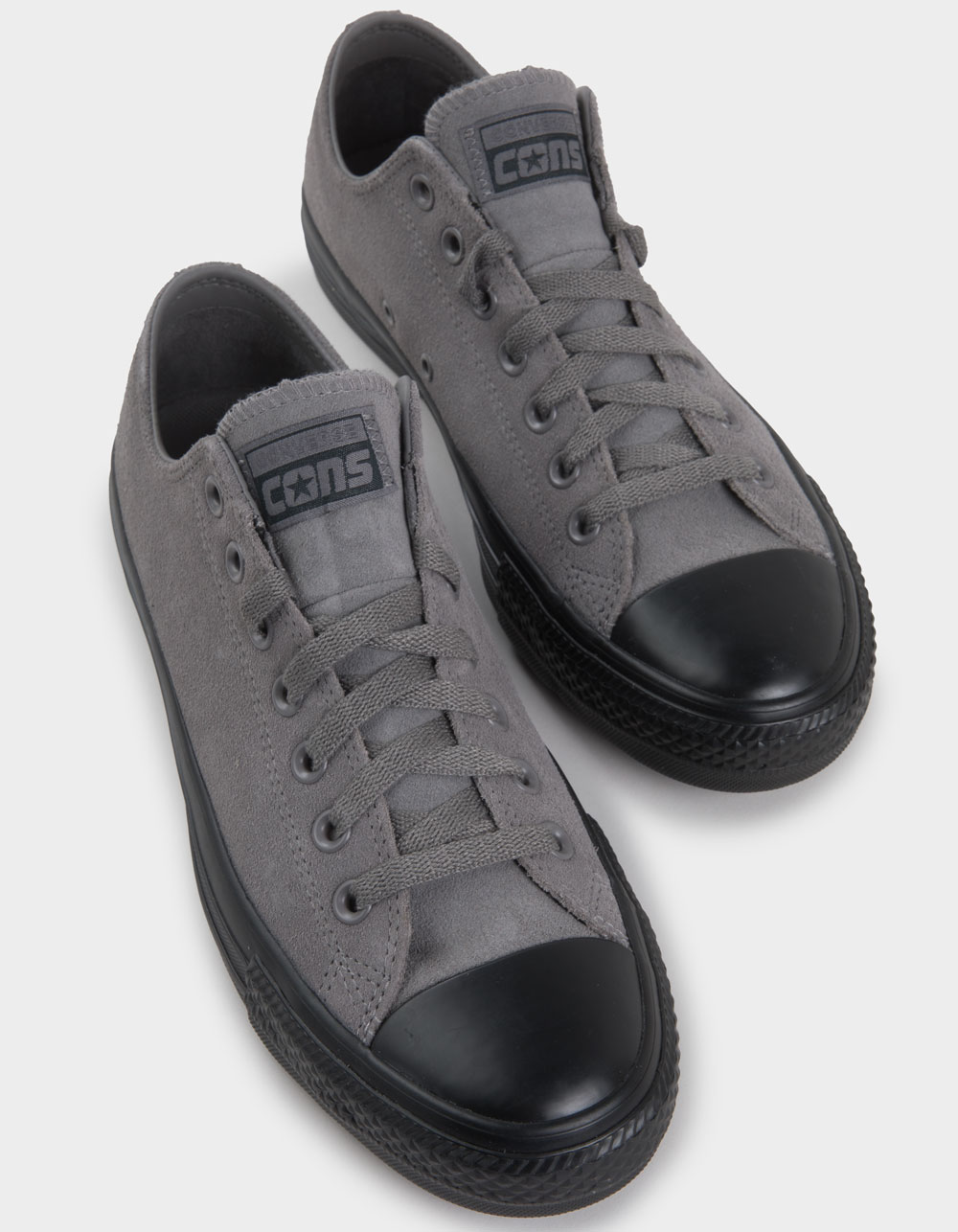 CONVERSE CONS Chuck Taylor All Star Pro Suede Shoes - GRAY/BLACK