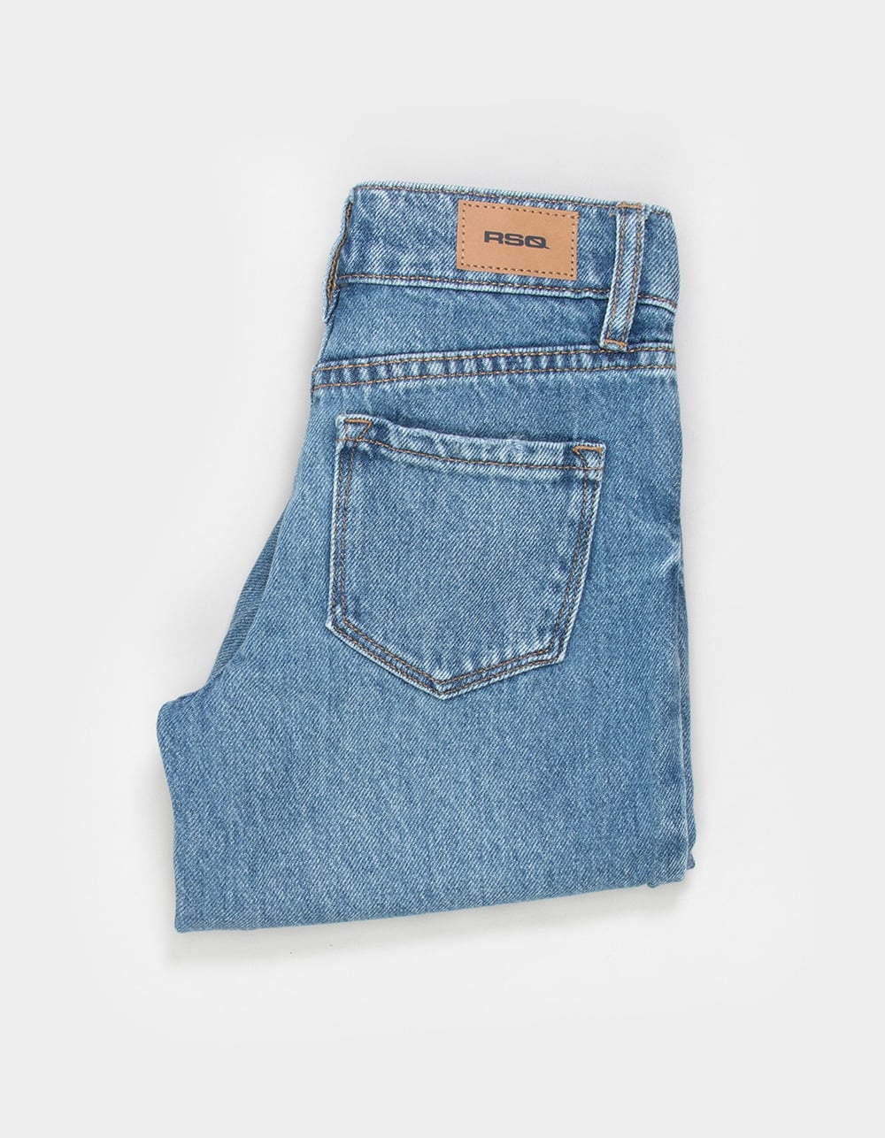 RSQ Girls Low Rise Wide Leg Jeans - Dark Wash