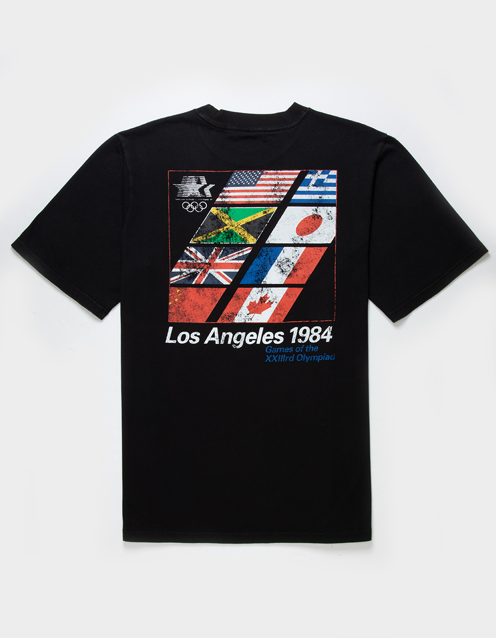 OLYMPICS Los Angeles 1984 Mens Tee - BLACK