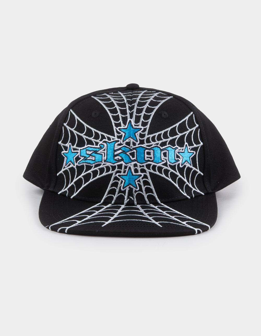 SKIN INDUSTRIES Spider Snapback Hat  - BLACK