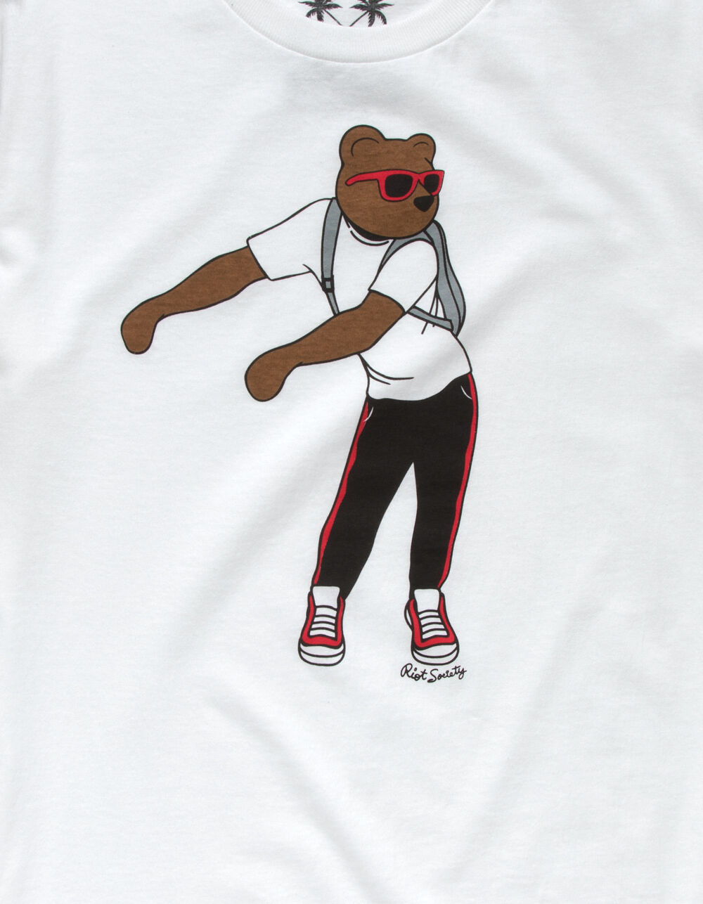 RIOT SOCIETY Flossin White Boys T-Shirt image number 1