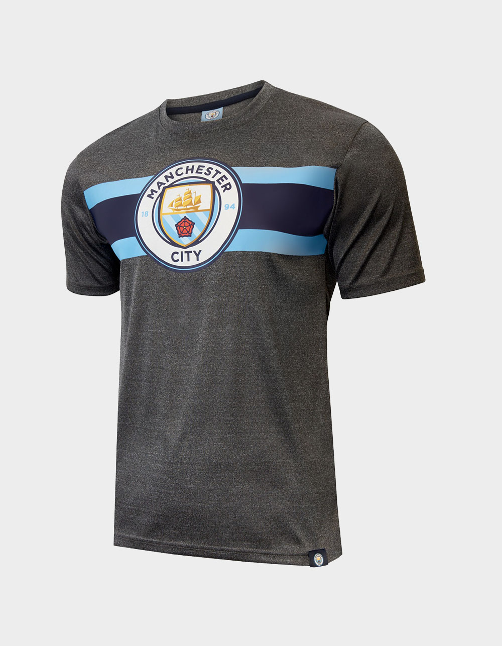 MANCHESTER CITY F.C. Game Day Mens Shirt - HEATHER GRAY