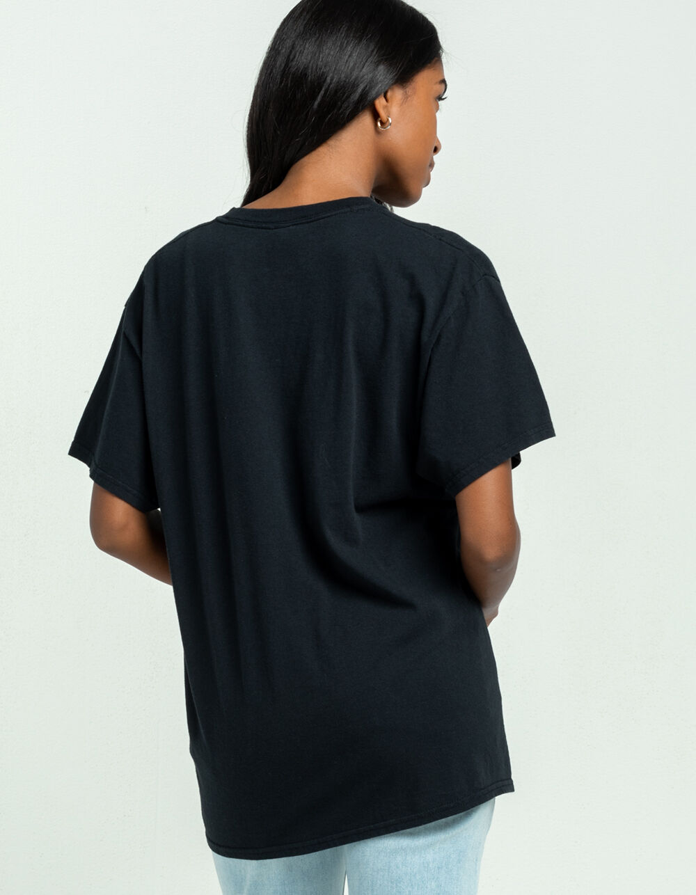 THE BEATLES Logo Womens Oversized T-Shirt - BLACK | Tillys