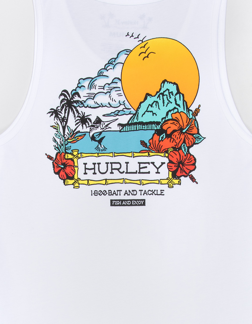 HURLEY Bait Mens Tank Top - WHITE