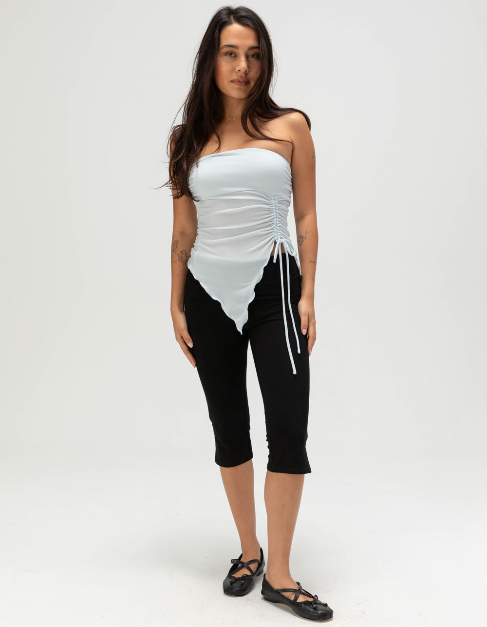 BDG Urban Outfitters Rem Womens Bandeau Top - LIGHT BLUE