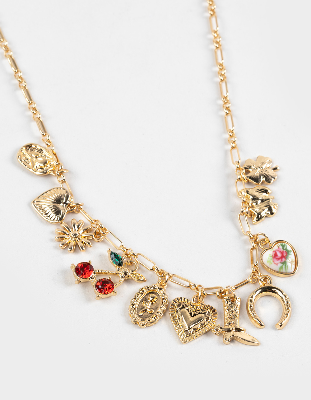 FULL TILT Fruit/Western Charm Necklace - GOLD