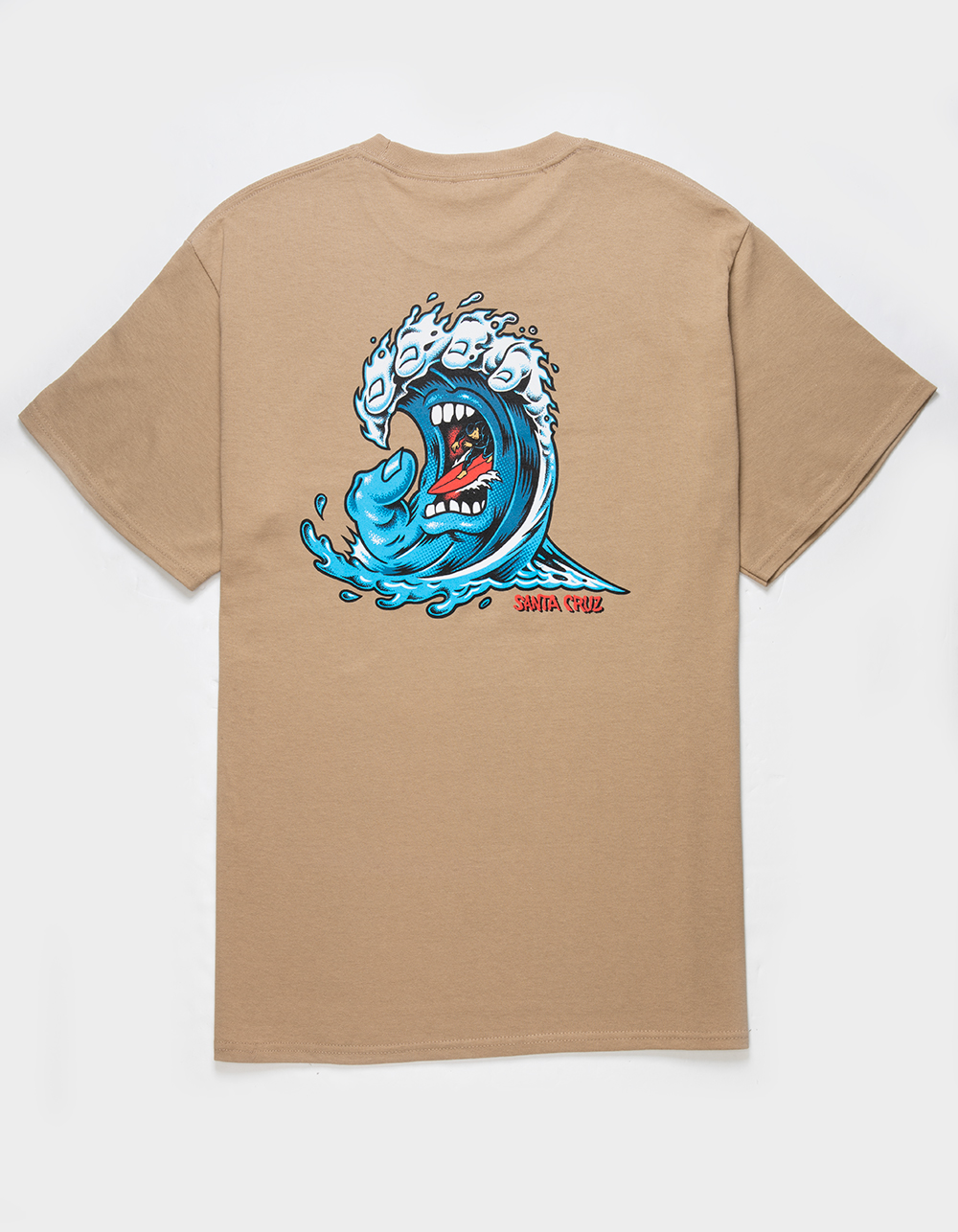 SANTA CRUZ Screaming Wave Mens Tee - SAND | Tillys