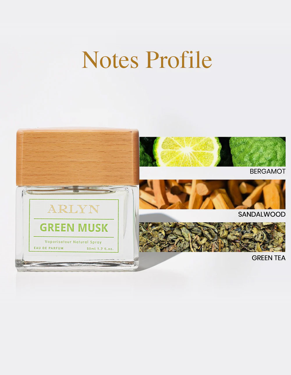 ARLYN Green Musk Perfume - NATURAL
