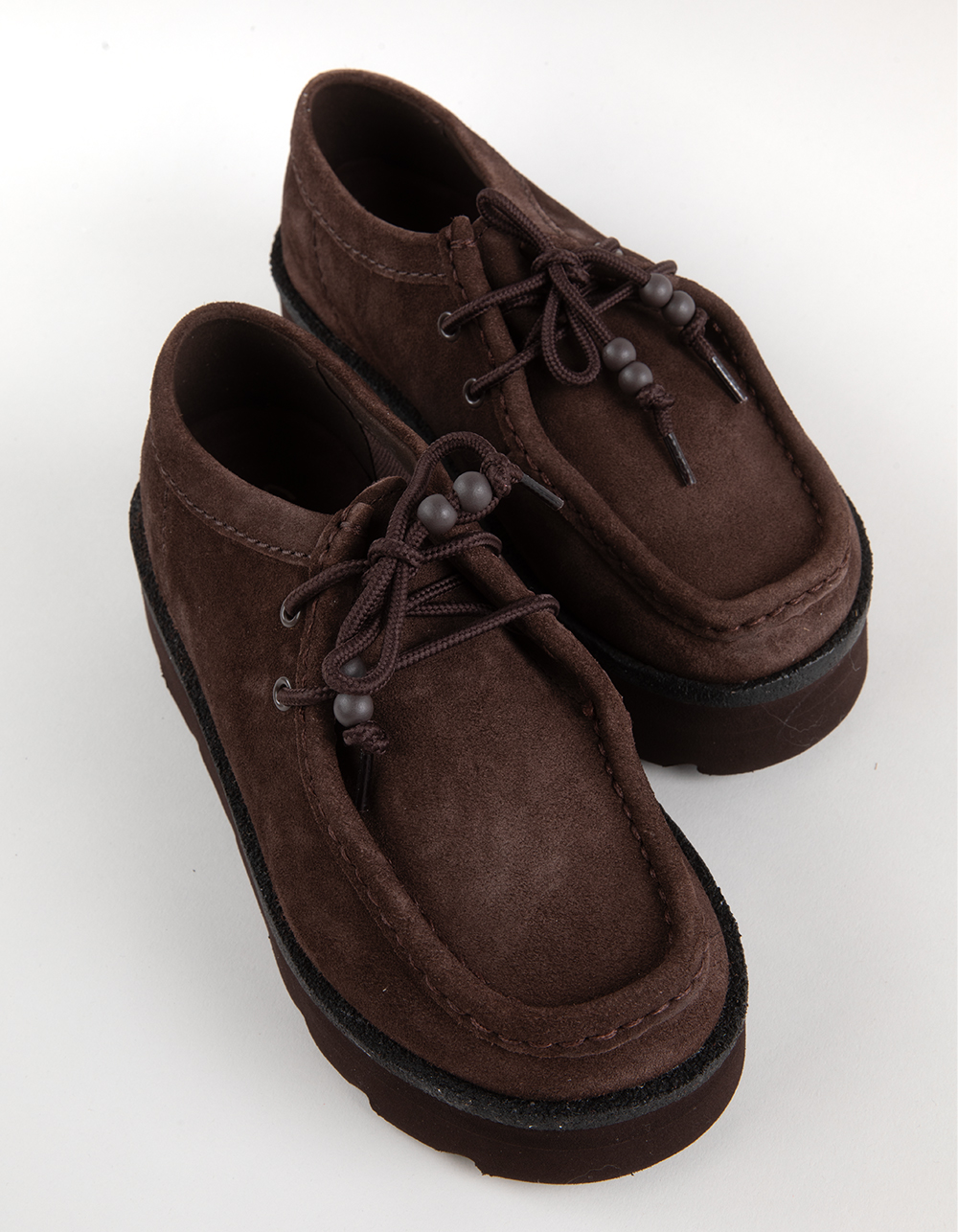 CLARKS Meare Walla Womens Shoes - CHOCOLATE
