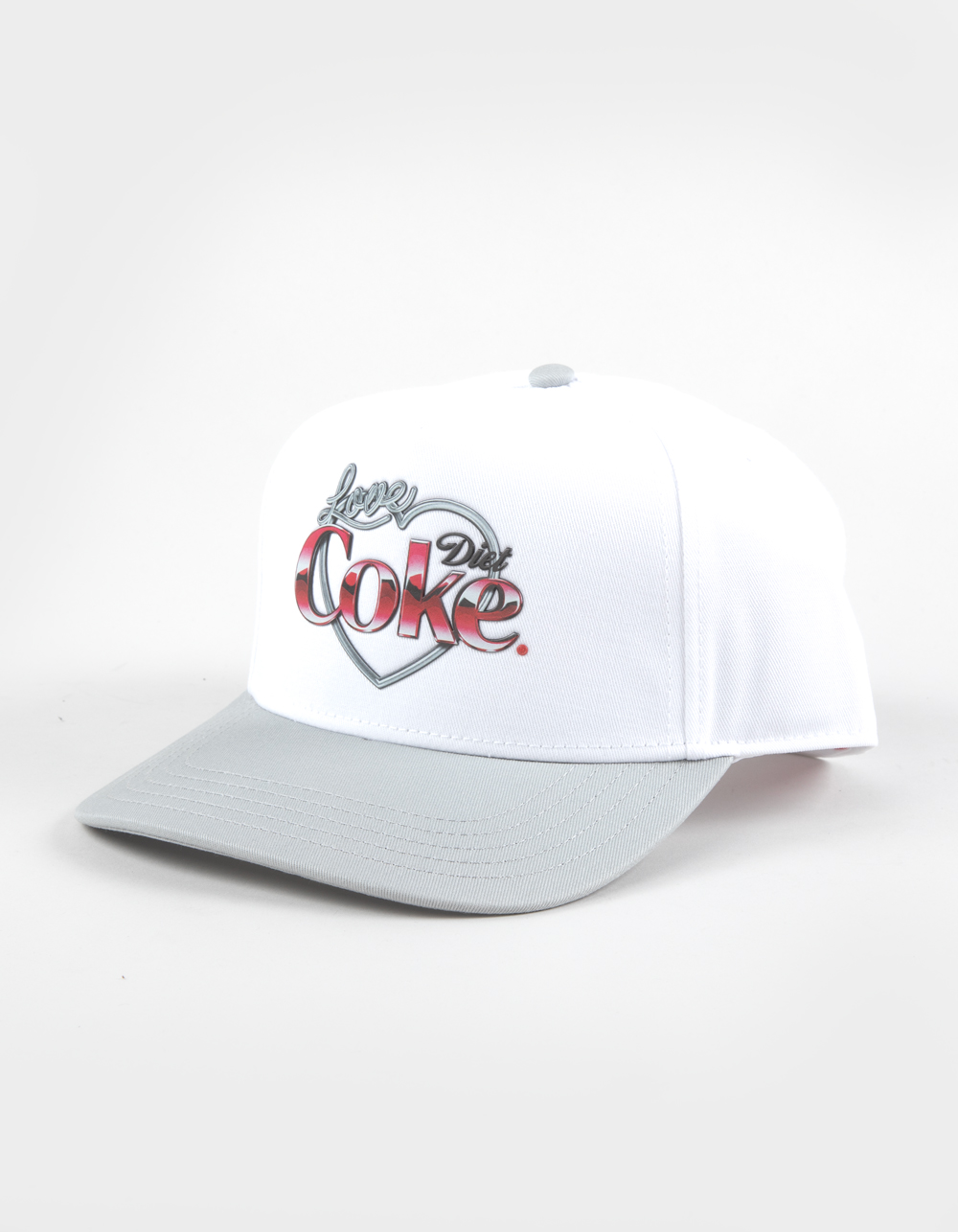 AMERICAN NEEDLE Diet Coke Womens Snapback Hat - GRAY/WHITE