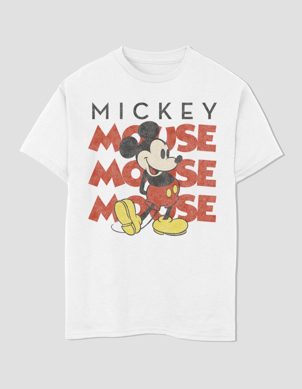 DISNEY Mickey Mouse Repeat Unisex Kids Tee