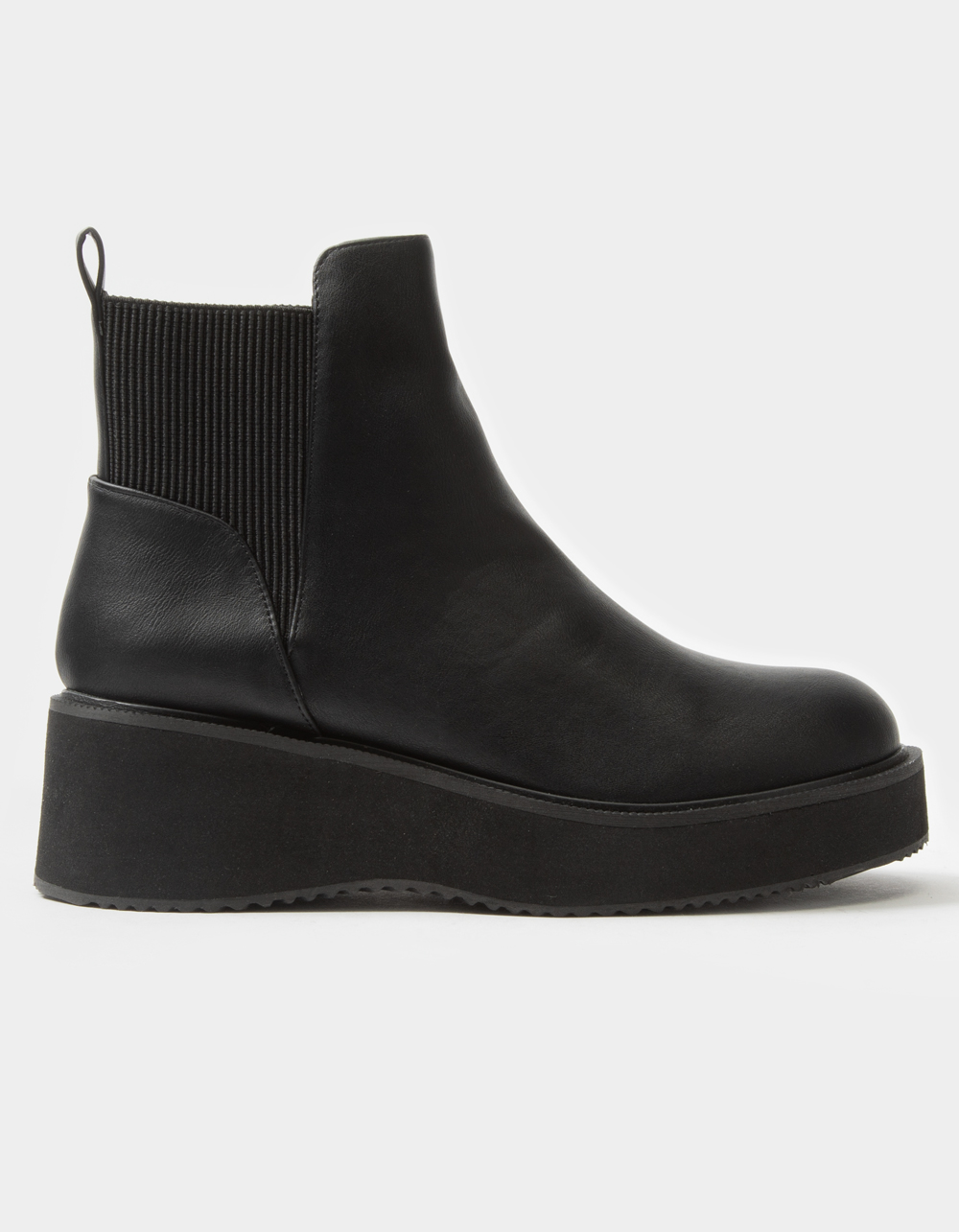 BAMBOO Womens Chelsea Gore Boots - BLACK | Tillys