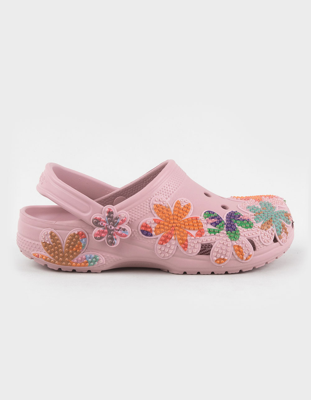 CROCS Classic Summer Womens Beaded Clogs - MAUVE