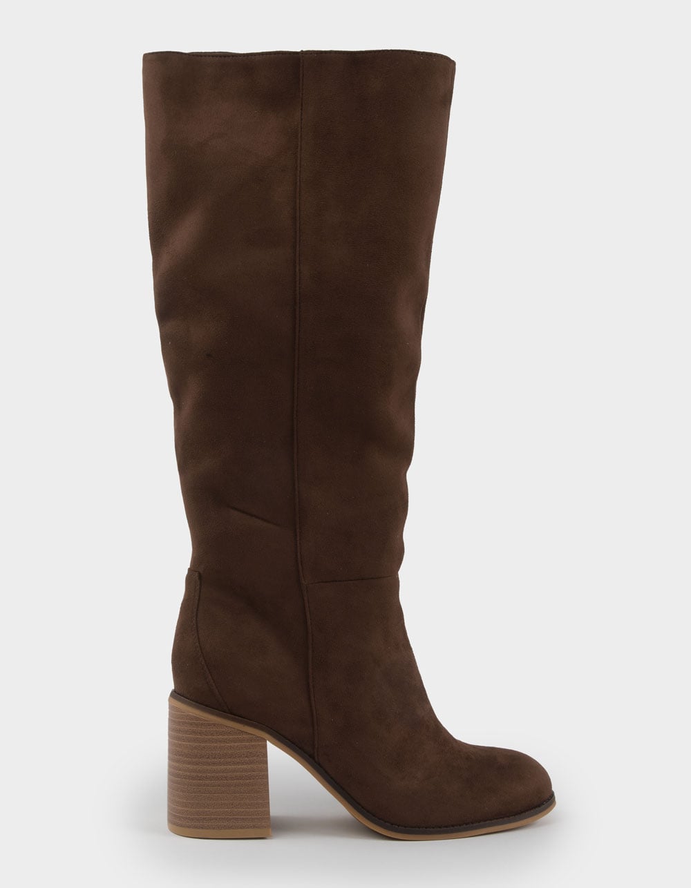 MIA Sabrena Faux Suede Womens Boots - CHOCOLATE