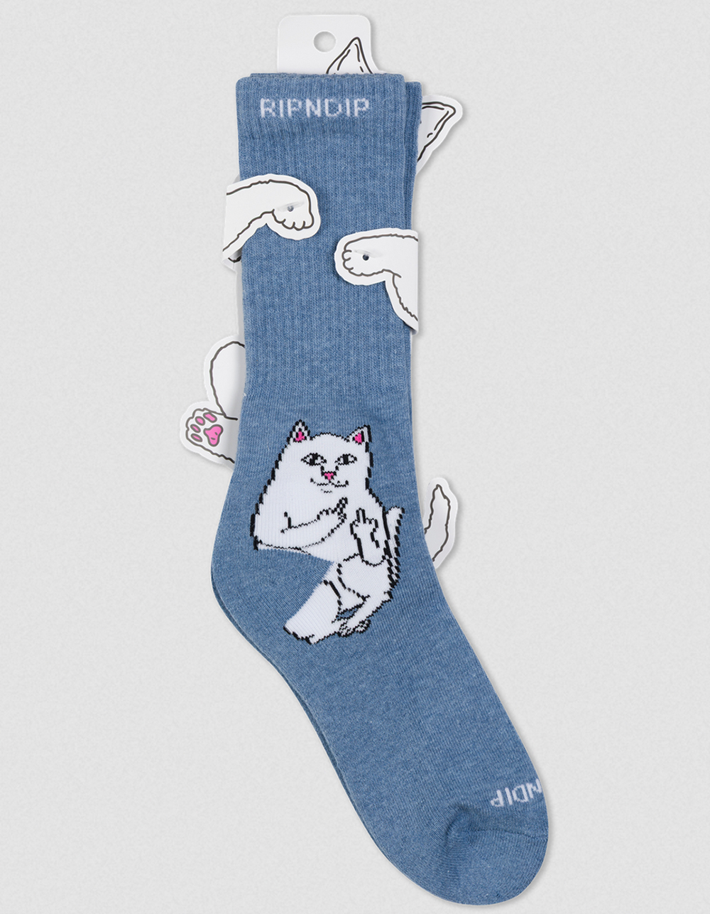 RIP N DIP Lord Nermal Mens Crew Socks - SLATE