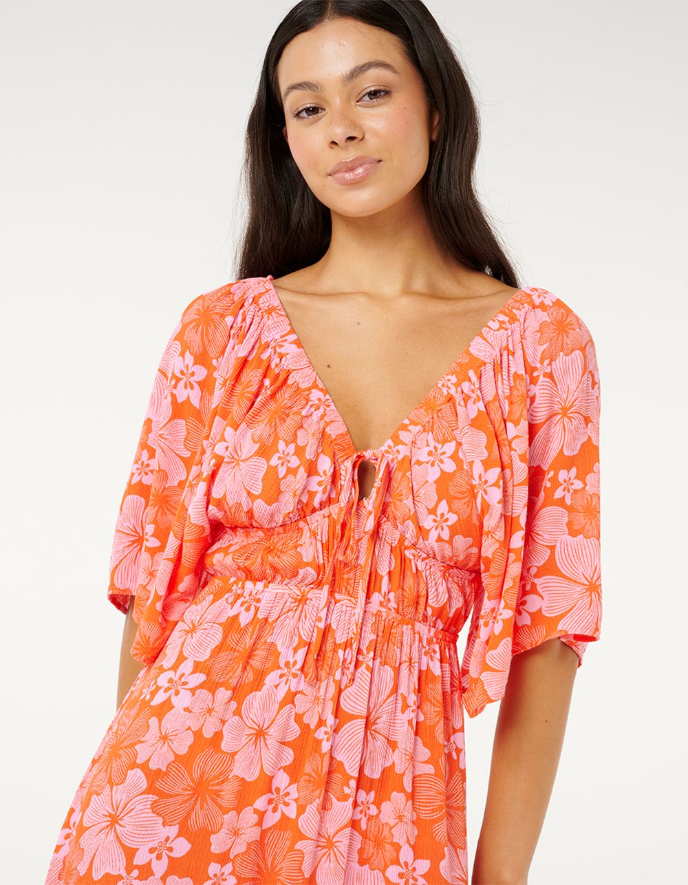 RIP CURL Aloha State Womens Maxi Dress - RED