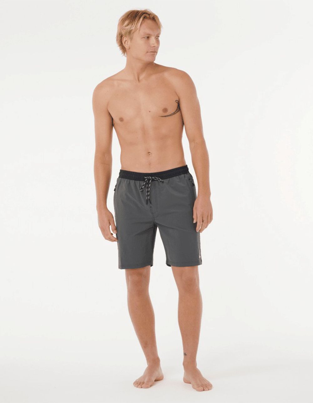 RIP CURL The Search Volley 19" Mens Boardshorts - DARK GRAY