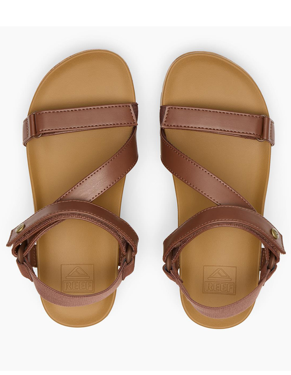 REEF Vista Higher Luna Womens Platform Sandals - BROWN