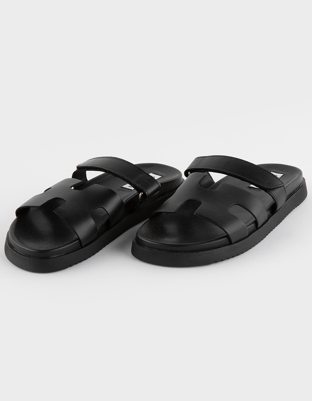 STEVE MADDEN Mayven Womens Slide Sandals - BLACK