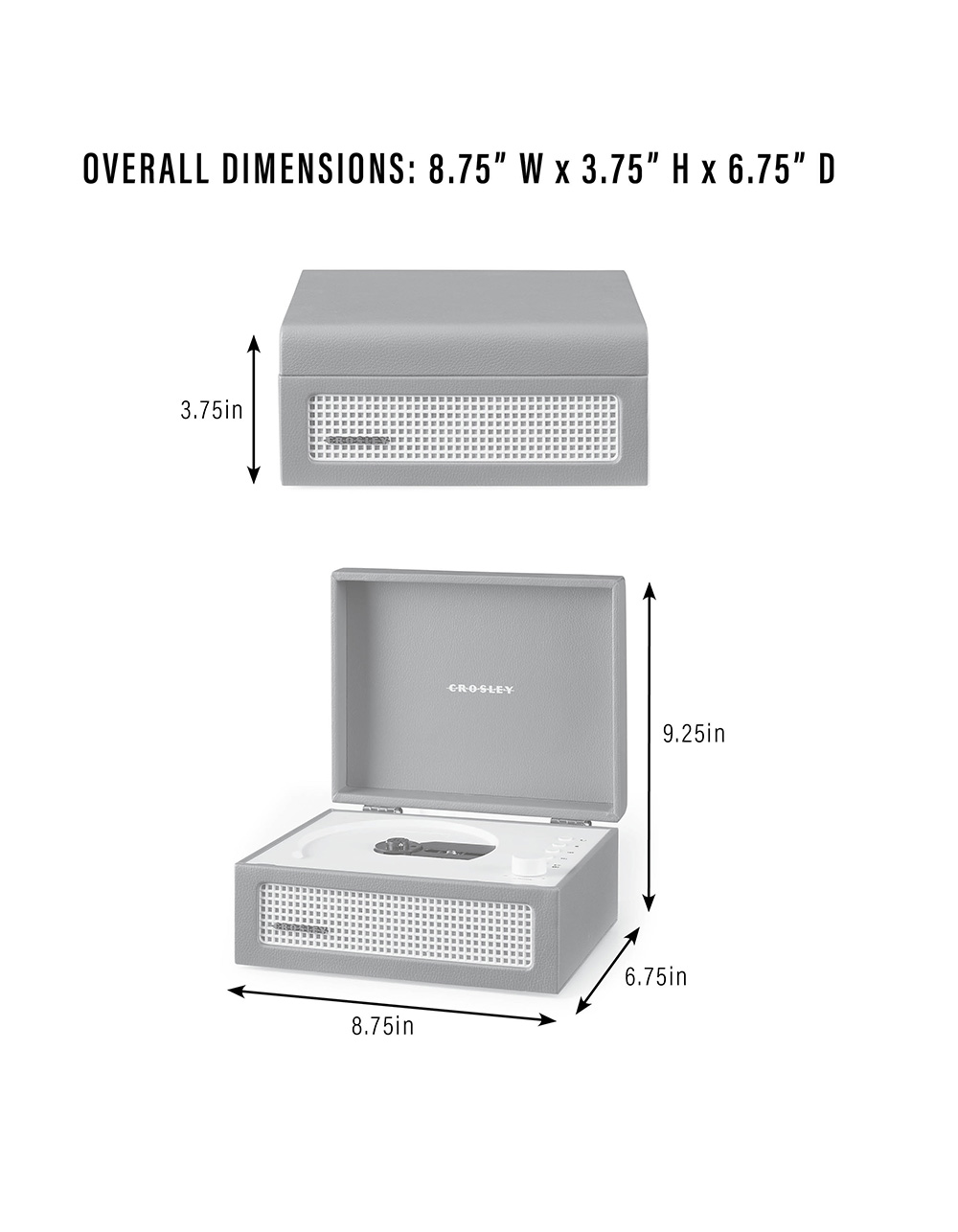 CROSLEY Voyager CD Player - SKY BLUE