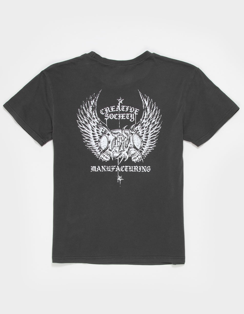 LIRA Chrome Wings Boys Tee - WASHED BLACK