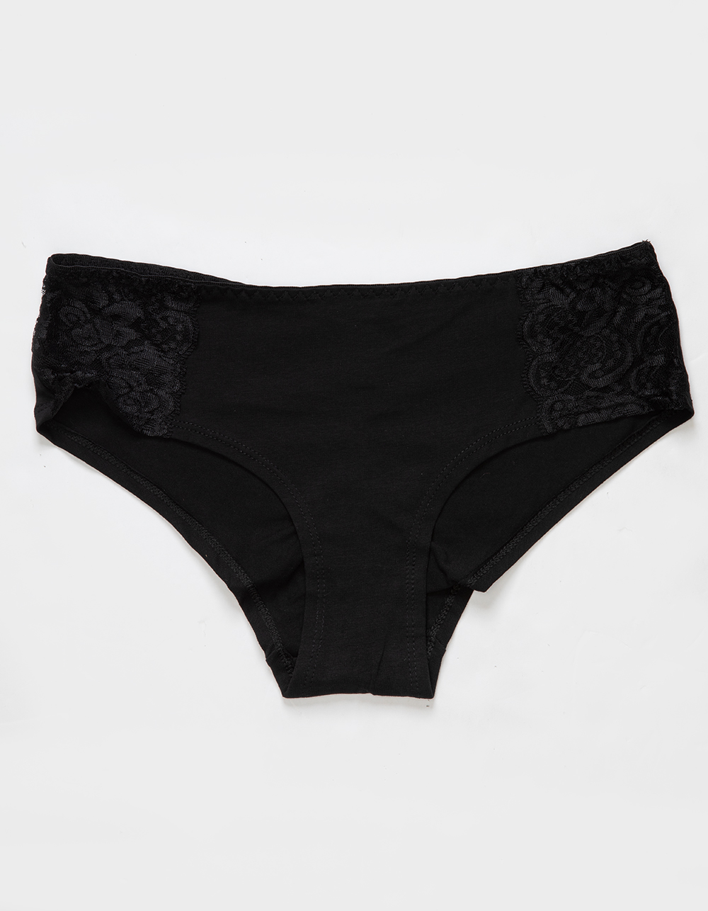 LOVE LIBBY Lace Sides Cheeky Panties BLACK Tillys