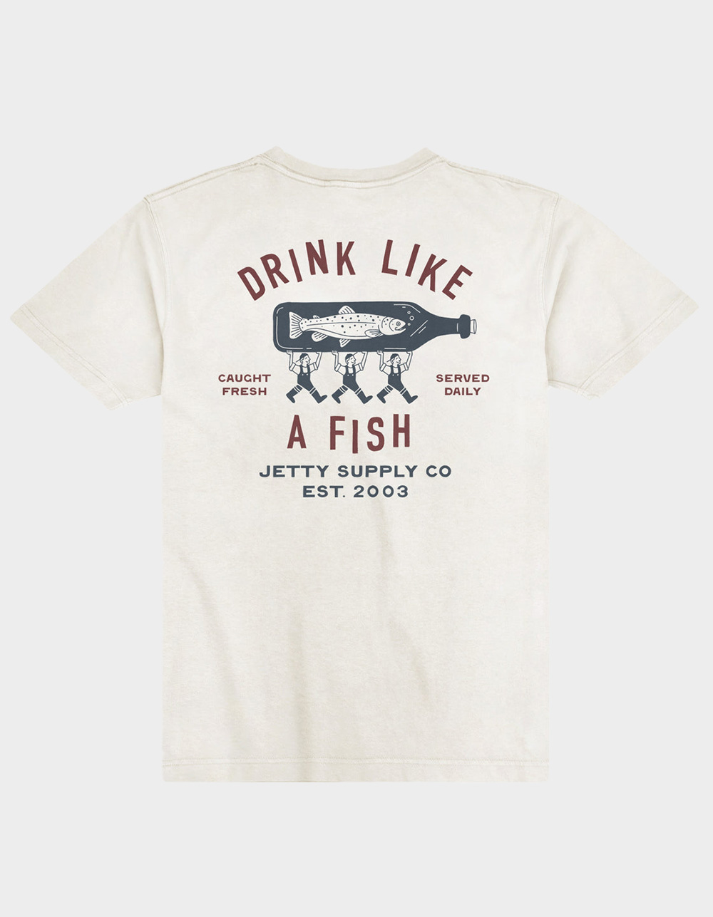 JETTY Bottle Service Mens Tee - WHITE