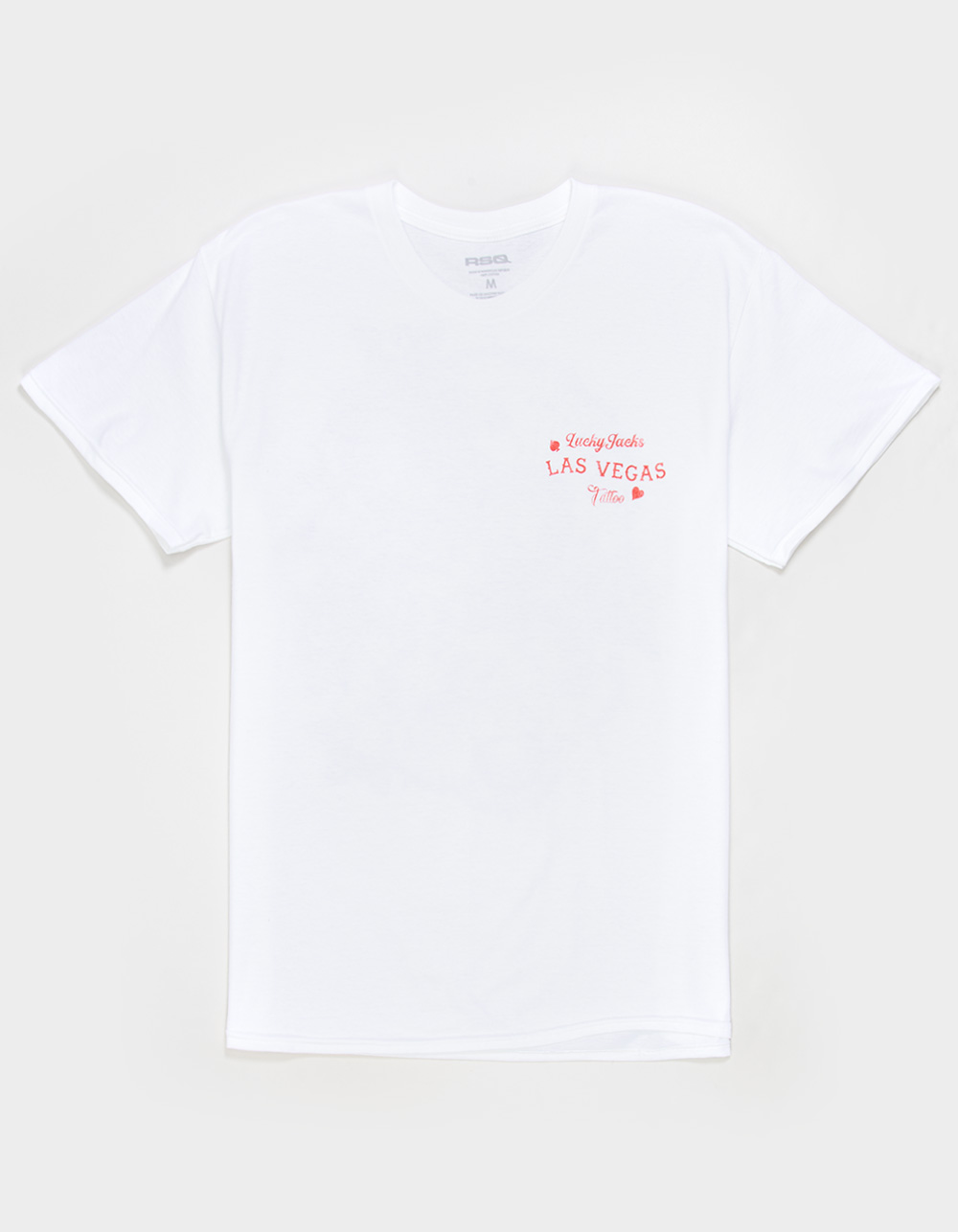 RSQ Mens Dragon Luck Tee - WHITE