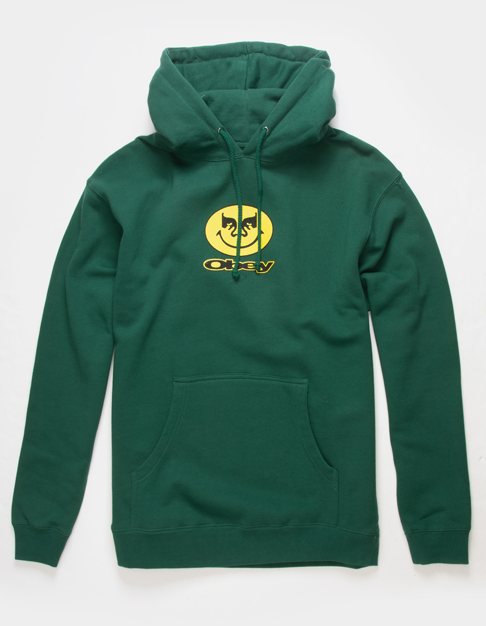 OBEY Obey Grin Mens Hoodie DK GREEN Tillys