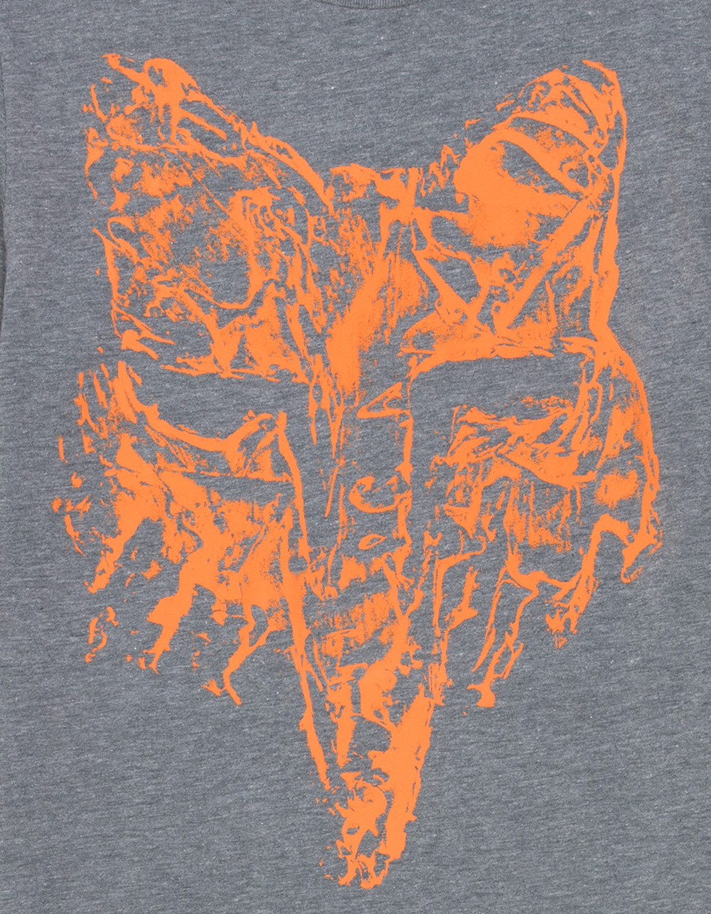 FOX Print Head Boys Tee - HEATHER GRAY