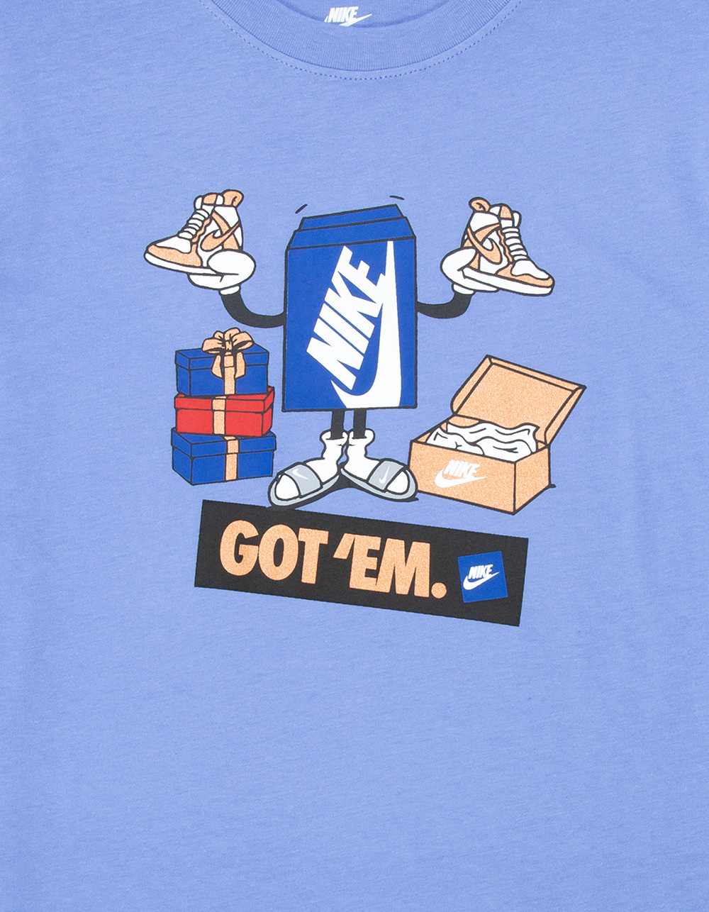 NIKE Got Em Boys Boxy Tee - LIGHT BLUE