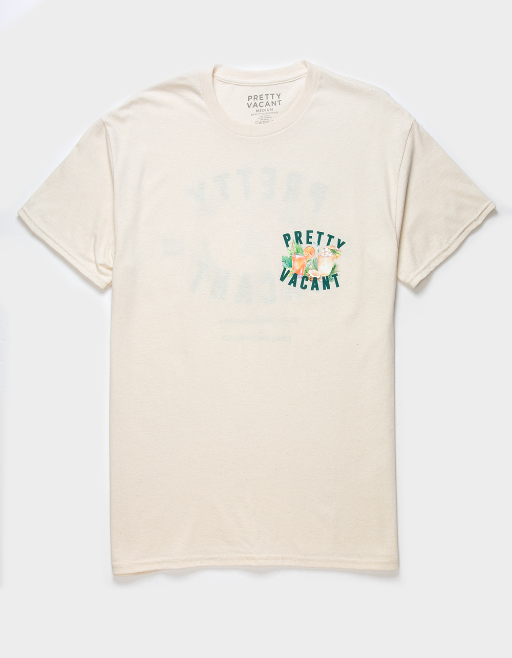 PRETTY VACANT Vacation Mens Tee - NATURAL