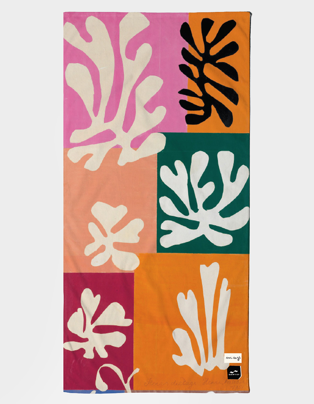 SLOWTIDE x Henri Matisse Snow Flowers Beach Towel - MULTI
