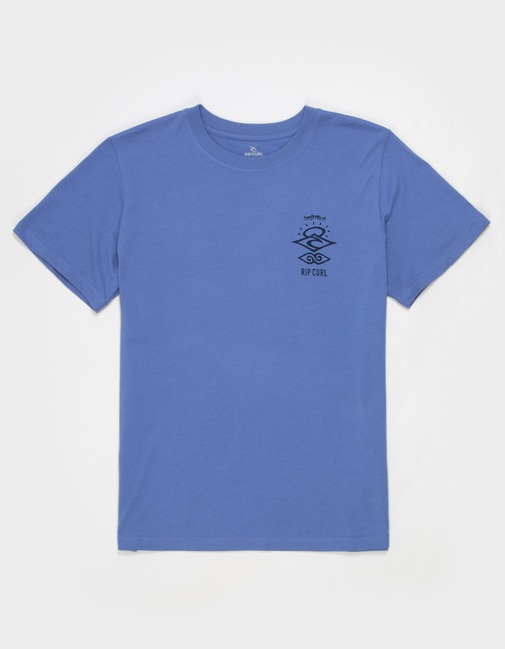 RIP CURL Search Icon Boys Tee - BLUE