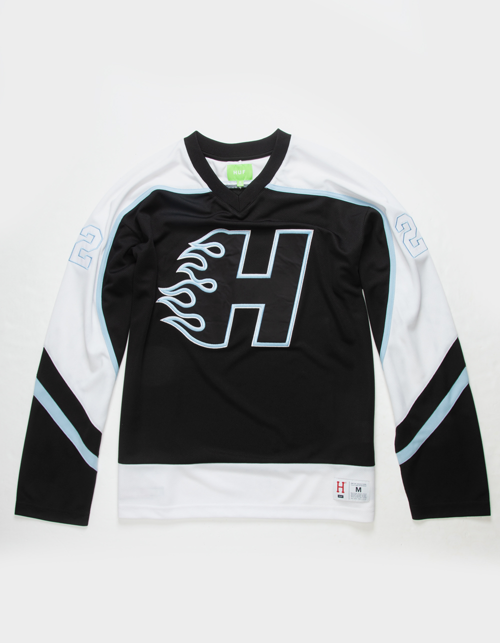 HUF Enforcer Mens Hockey Jersey BLACK Tillys