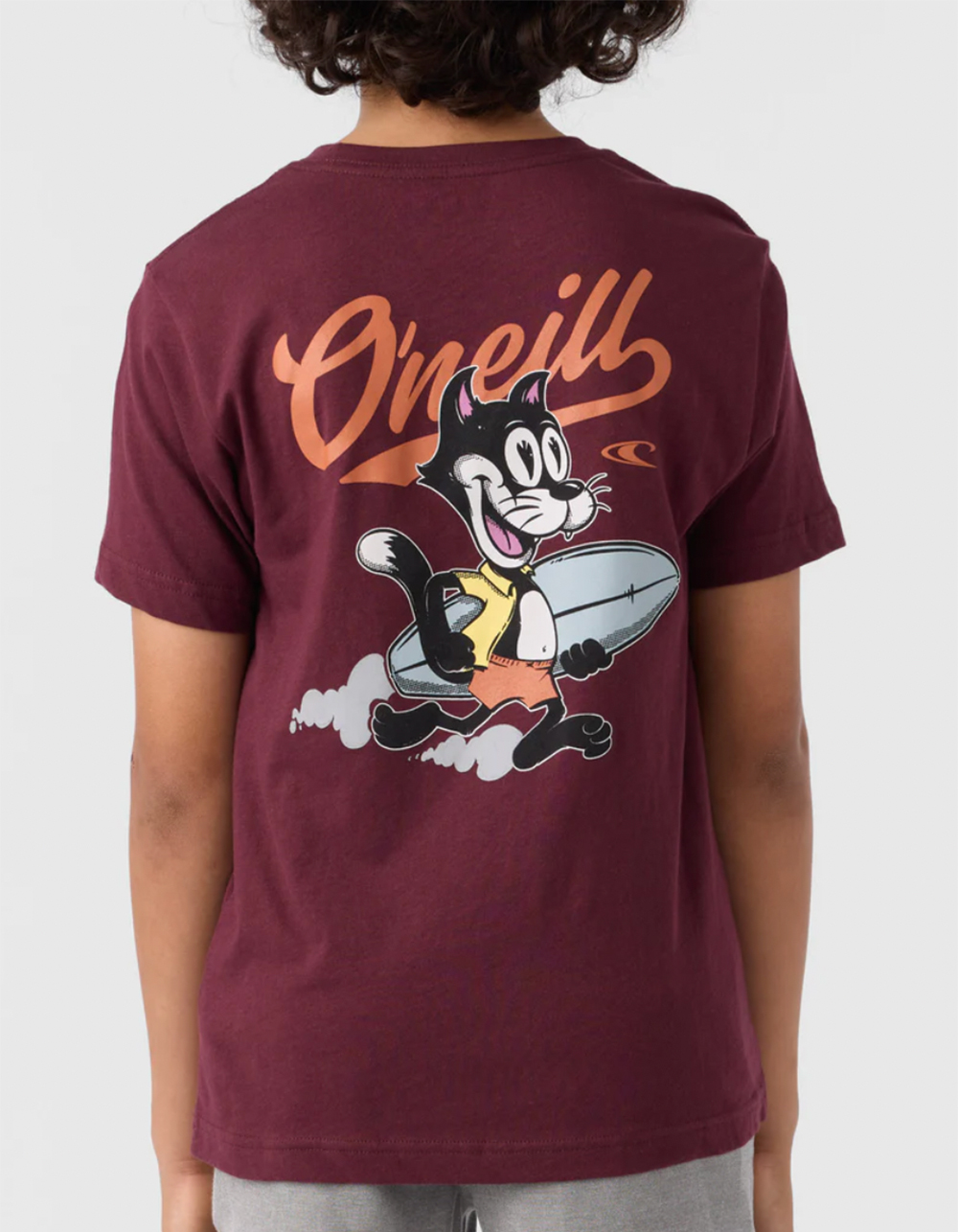 O'NEILL Zoned Out Boys Tee - BURGUNDY