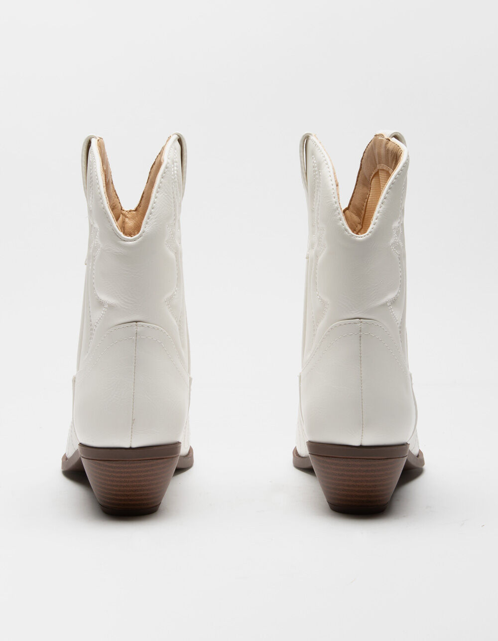 SODA Womens White Short Western Boots - WHITE | Tillys