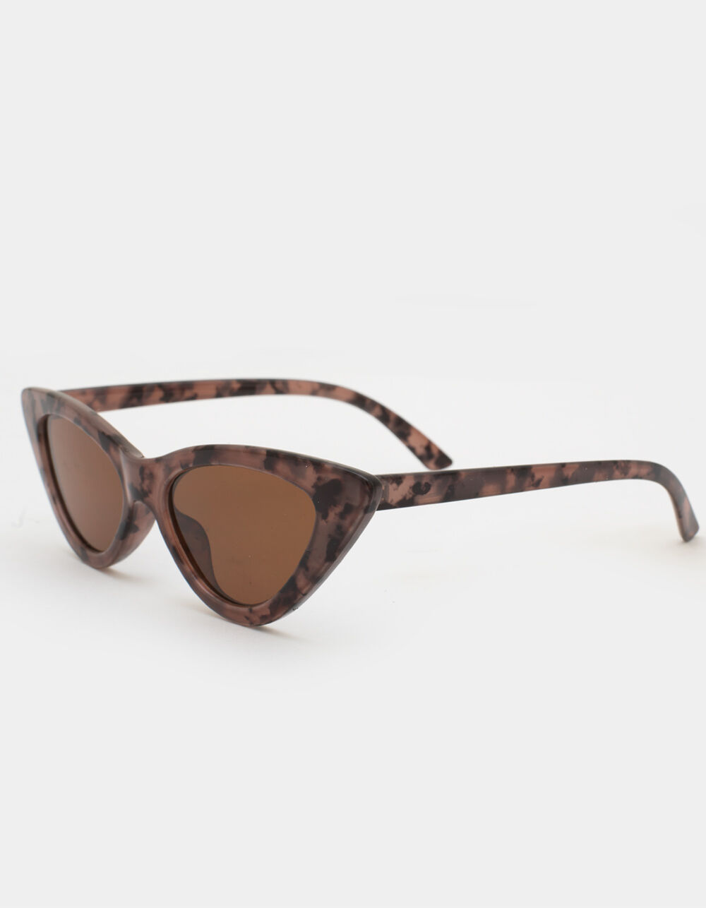 Beach Cat Eye Brown Sunglasses BROWN Tillys