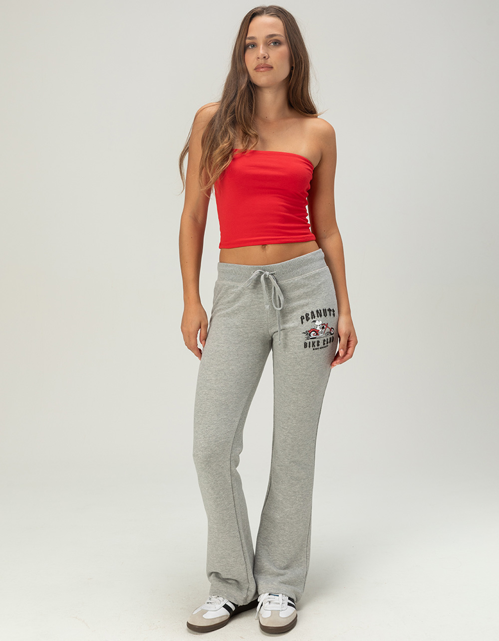 RIOT SOCIETY x Peanuts Bike Club Womens Sweatpants - GRAY