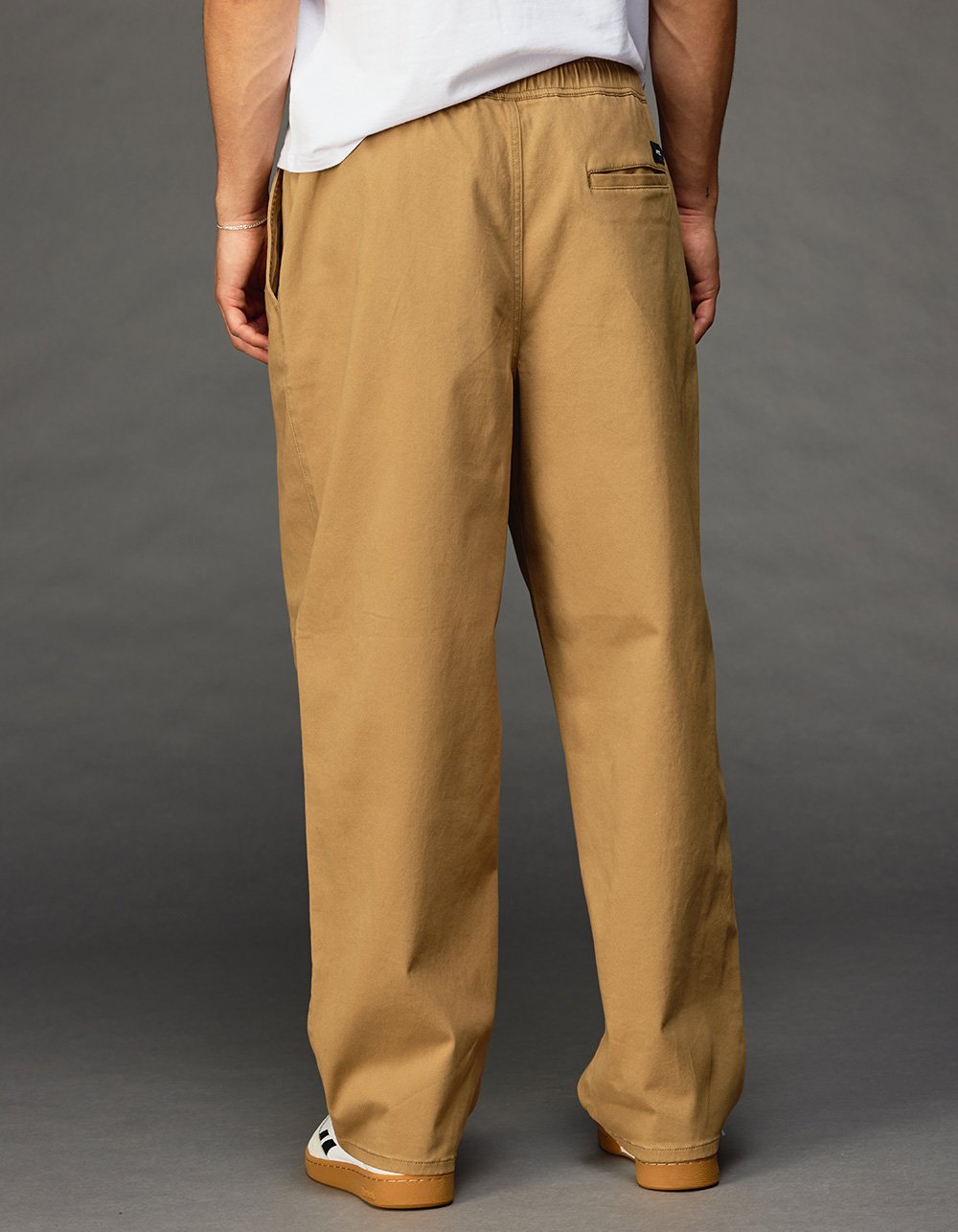 RSQ Mens Straight Twill Pull On Pants