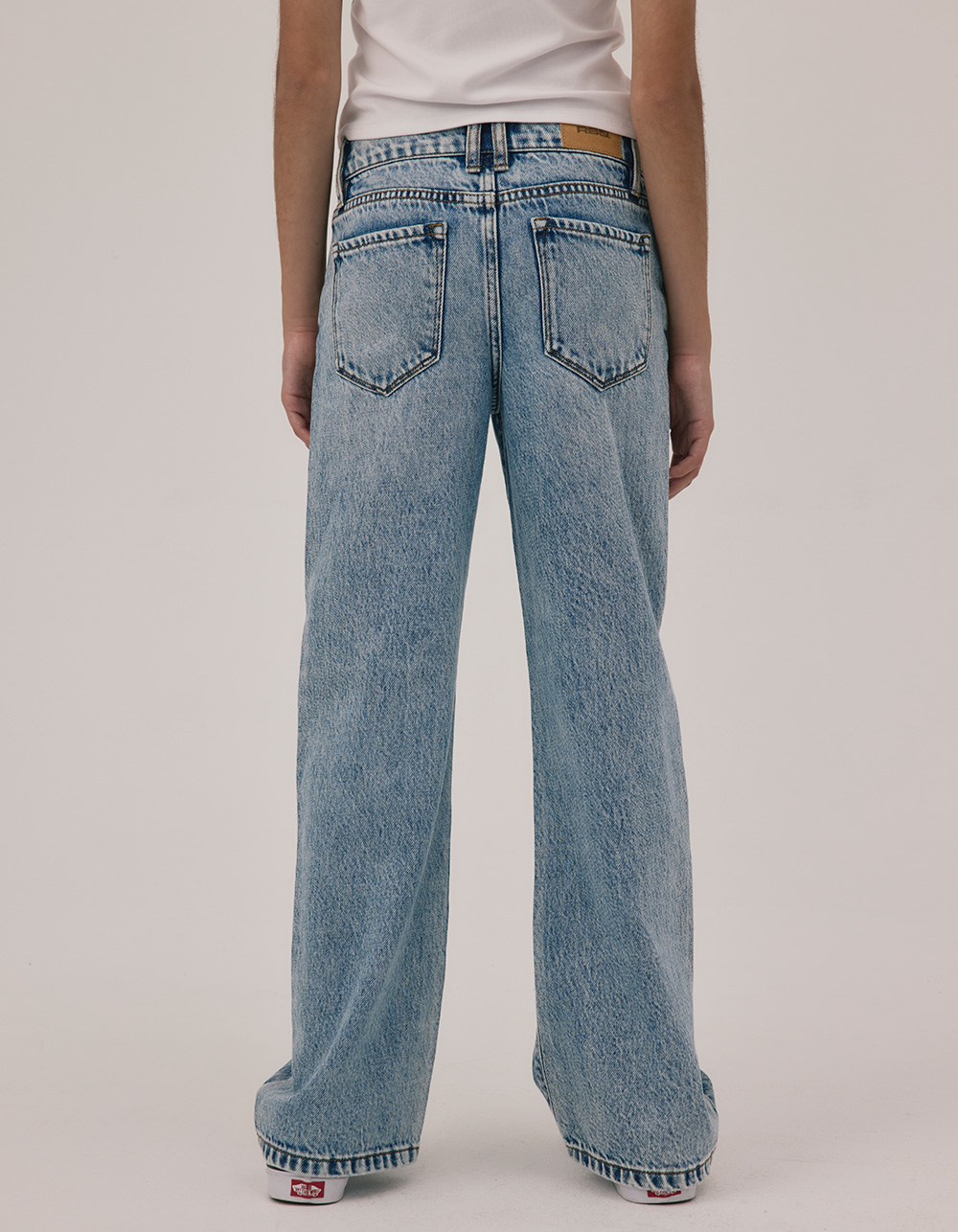 RSQ High Rise Wide Leg Girls Jeans - MEDIUM WASH
