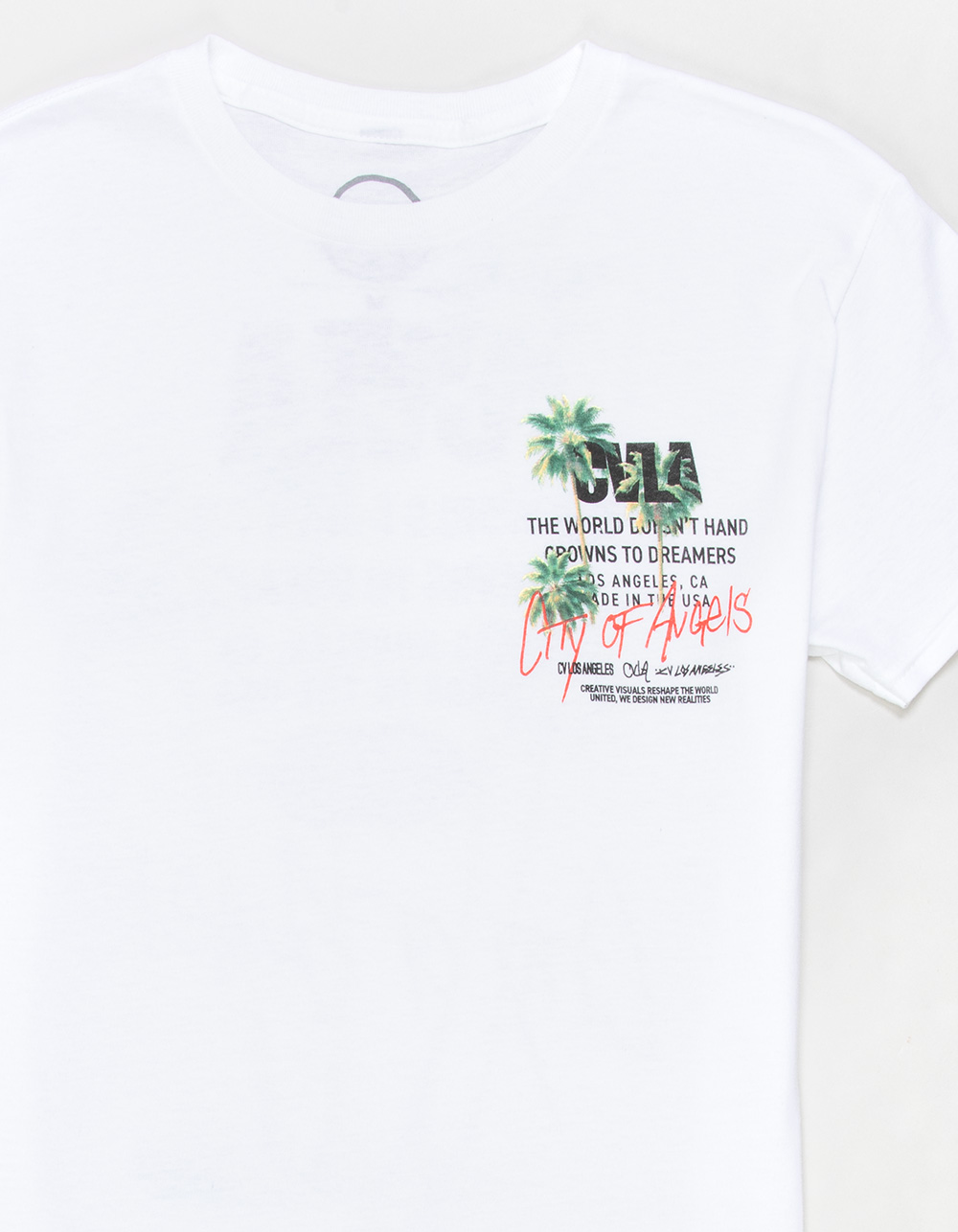 CVLA Grind Isn't Glamorous Boys Tee - WHITE
