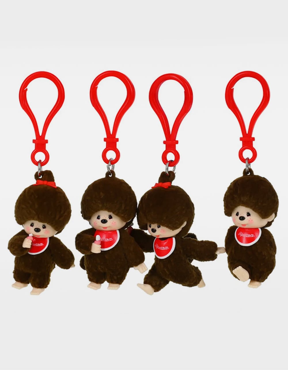 MONCHHICHI Flocked Keychain Blind Box - ASST