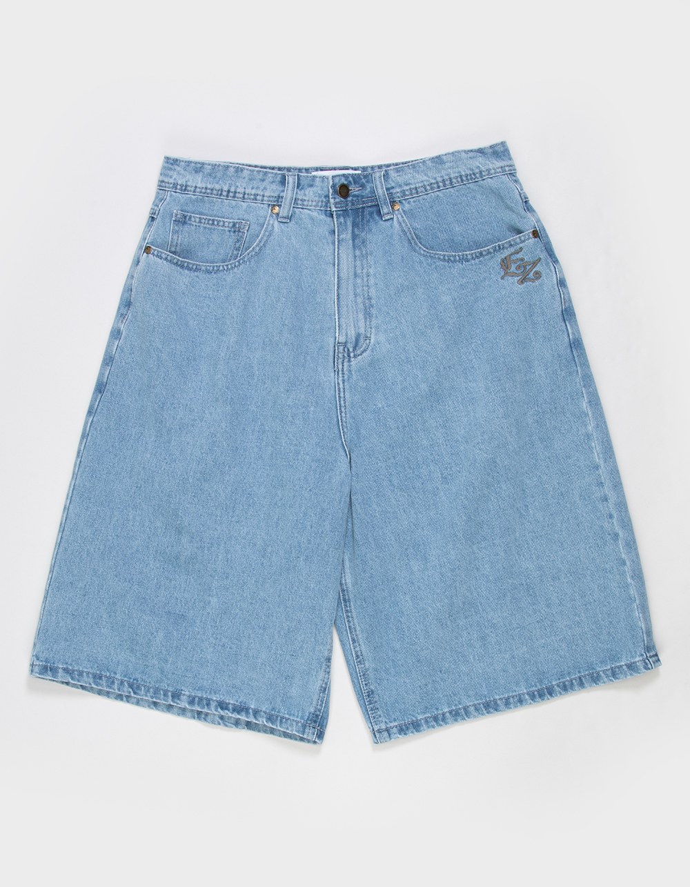 EZEKIEL Getz Mens Jorts - LIGHT WASH